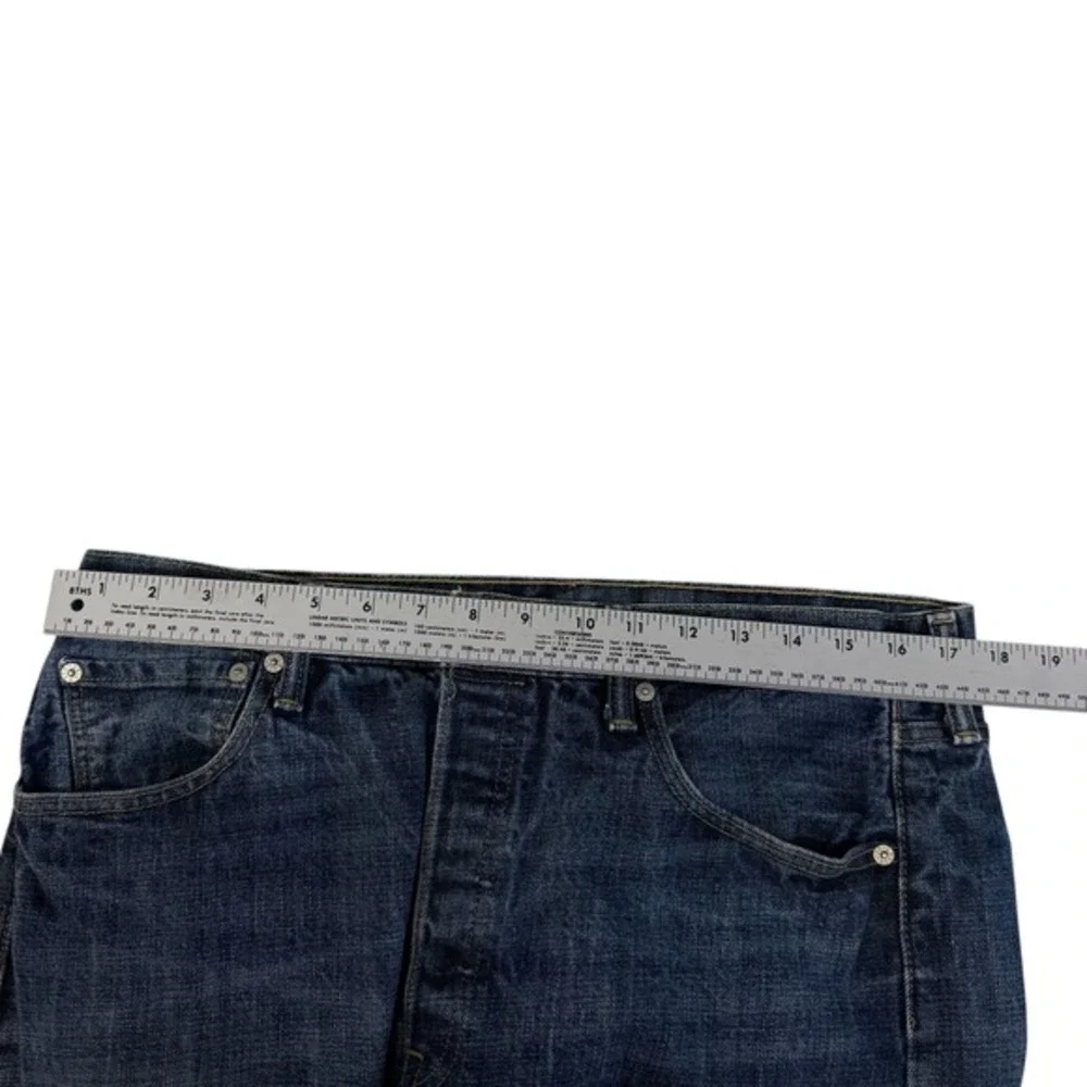 Levi Strauss 501‎ Mens Jeans W36 L34 Button Fly Blue Denim Cotton